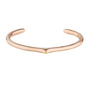 Jennifer Fisher Peak Bracelet 14k rose gold plated brass with appraisal
